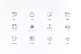 Cloud Technology - Outline Icons 46780519