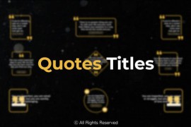 Quotes Titles | Premiere Pro 51655624