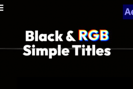 Black RGB Simple Titles 46492007