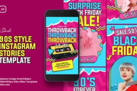 90s Style Instagram Stories Template 41684324