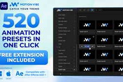 Free Download:Motion Presets Pack | Free Extension for After Effects Included 64586468