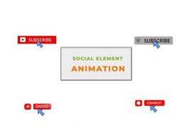 Social Media Element Scene YouTube Subscribe Button Template 42925359