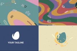 Colorful Wave Logo Reveals And Transitions for DaVinci Resolve 45549698