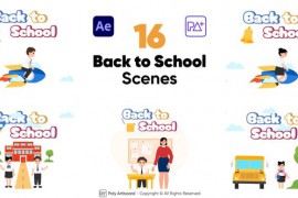 Back to School Scenes For After Effects 47596699