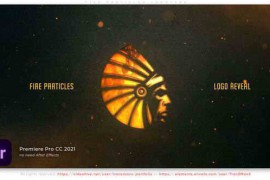 Fire Particles Logotype 56302350