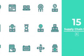 Supply Chain Icon Premiere Pro 50381636