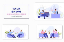 People Conversation Character Premiere Pro Animation Scene 46464066