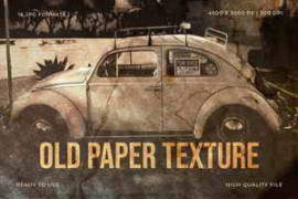 Old Paper Textures – 16 Photoshop Overlays