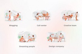Creative team - Flat concept 42463186
