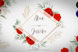 Watercolor Wedding Invitation Slideshow | MOGRT 49226300