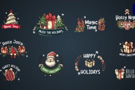 New Year Christmas titles [Premiere Pro] 49398584