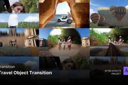 Free Download:Transition - Travel Object Transition After Effects Project Files 59370746