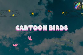 Circling Cartoon Birds for FCPX 50917742
