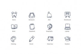 Education - Outline Icons 49817776