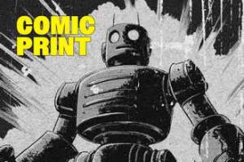 Retro Comic Print Photo Effect for Photoshop