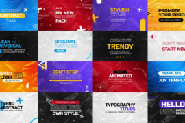 Modern Colorful Titles \ FCPX 45528976