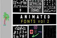 Animated Fonts vol. 2 - Tropic Colors