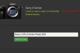 Leeming LUT Pro for Sony A Series (Combo Pack)