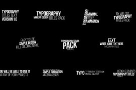 Typography Titles Text | After Effects 44900257