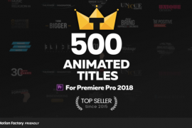 TypoKing | Animated Titles & Kinetic Typography Text for Premiere Pro 21822683