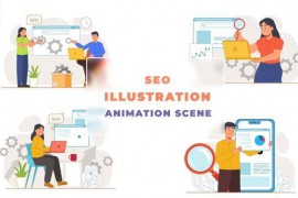 Seo Concept Explainer Animated Scene 43419179