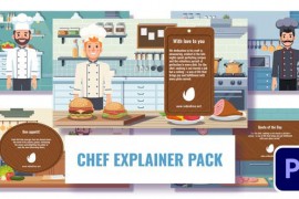 5 Concepts Flat Character Cook MOGRTs For Premiere Pro 51801175