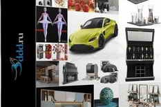 3DDD/3DSky PRO Model Bundle 4 March 2024