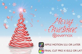 Christmas Candy Cane Greetings - Apple Motion 41959925