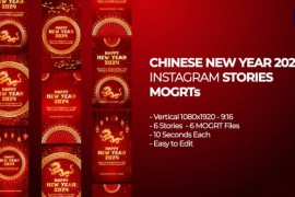 Chinese New Year 2024 Instagram Stories MOGRTs 50503633