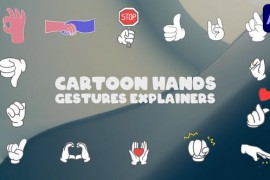 Cartoon Hands Gestures Explainers for After Effects 51289570