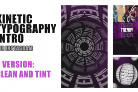 Kinetic Intro Instagram V2 | AE 47251556