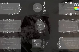 Wedding Titles \ FCPX 46648128