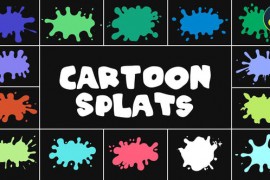 Cartoon Splats for DaVinci Resolve 50975764