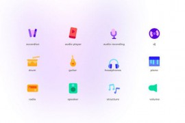 Music - Flat Icons 46778577