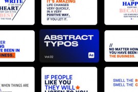 Abstract Typo 02 for After Effects 43751454