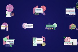 Retro Future Titles for DaVinci Resolve 43158189