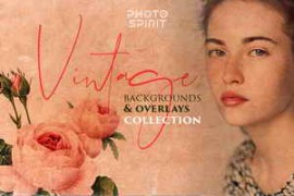 CreativeMarket – Vintage Backgrounds & Overlays – 2413788