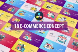 E-Commerce Concept Animation | DaVinci Resolve 32514761