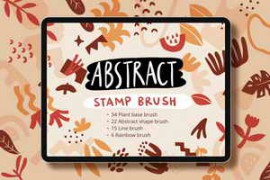 Procreate Abstract Shape Stamp Brushset