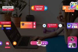 Colorful Subscribes Pack | FCPX 28441596