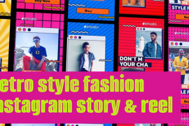 Retro Stlye Fashion Instagram Reel ans Vertical Stories 47515233