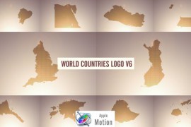 World Countries Logo & Titles V6 - Apple Motion 40824586