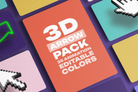 3D Arrow Pack 45423598