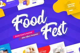 FoodFest Creative Video Display After Effect Template 41954445