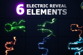 Electric Reveal Elements | DaVinci Resolve 51707691