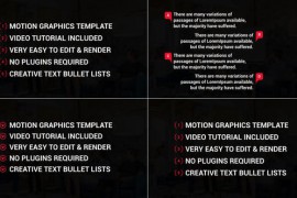Modern Text Bullet Lists 47440759