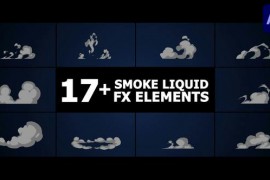 Smoke Liquid Style Elements | After Effects 50357747