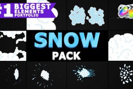 2D Cartoon Snow | FCPX 25346849