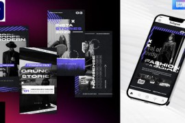 Grunge Instagram Stories For Premiere Pro 42061022