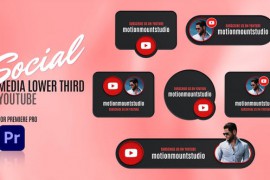 Social Media Lower Thirds Youtube - Premiere Pro 48885062